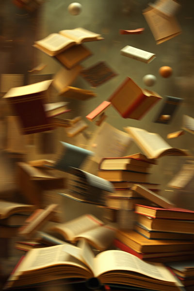 Explosion der Bücher