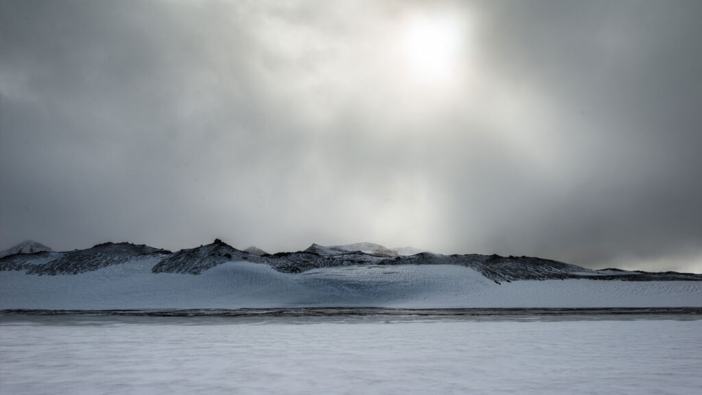 Winterlandschaft in Island