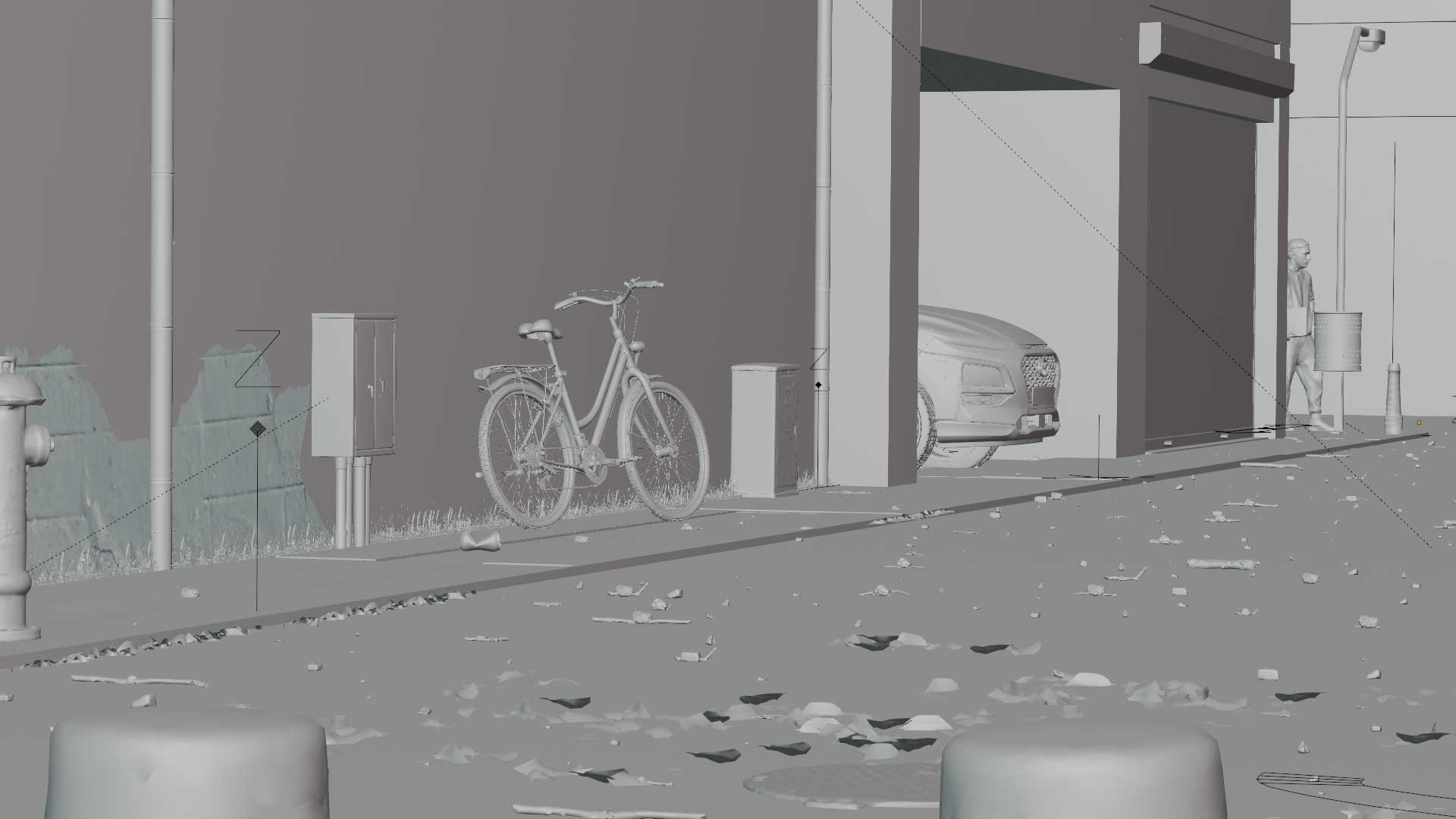 Straßenszene - raw