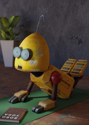 Roboter Yoga