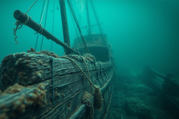 Versunkenes Schiff