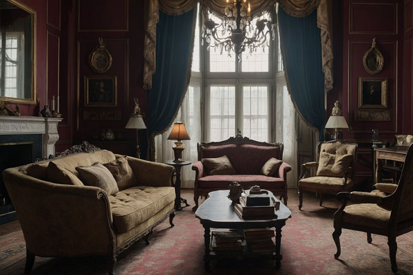 Wohnzimmer von 1800